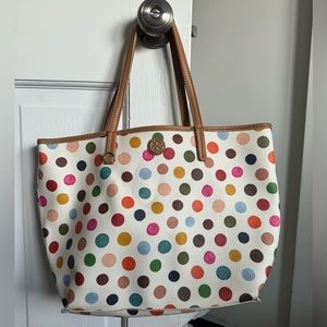 Tory Burch Kerrington polka dot tote